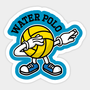 Dab dabbing dabbin' water polo ball swimming pool Sticker